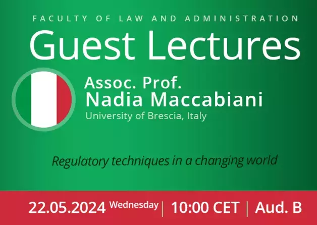 Guest Lectures by Assoc. Prof. Nadia Maccabiani (University of Brescia, Italy)