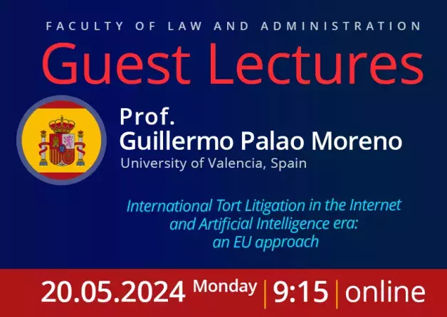 Guest Lectures by Prof. Guillermo Palao Moreno  University of Valencia, Spain