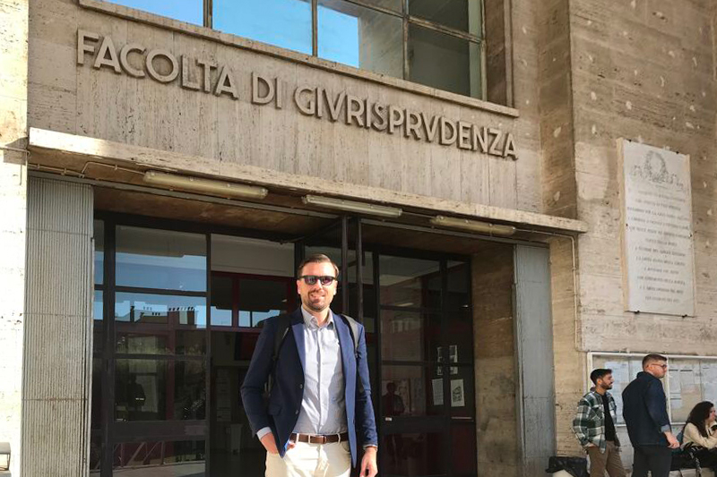 Scientific visit of Dr. Michał Szypniewski to La Sapienza (Rome, Italy)