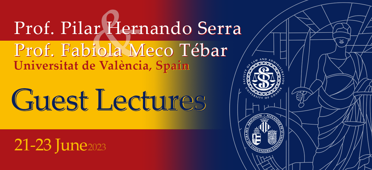 Guests lectures by Prof. Pilar Hernando Serra and Prof. Fabiola Meco Tébar (University of Valencia, Spain)