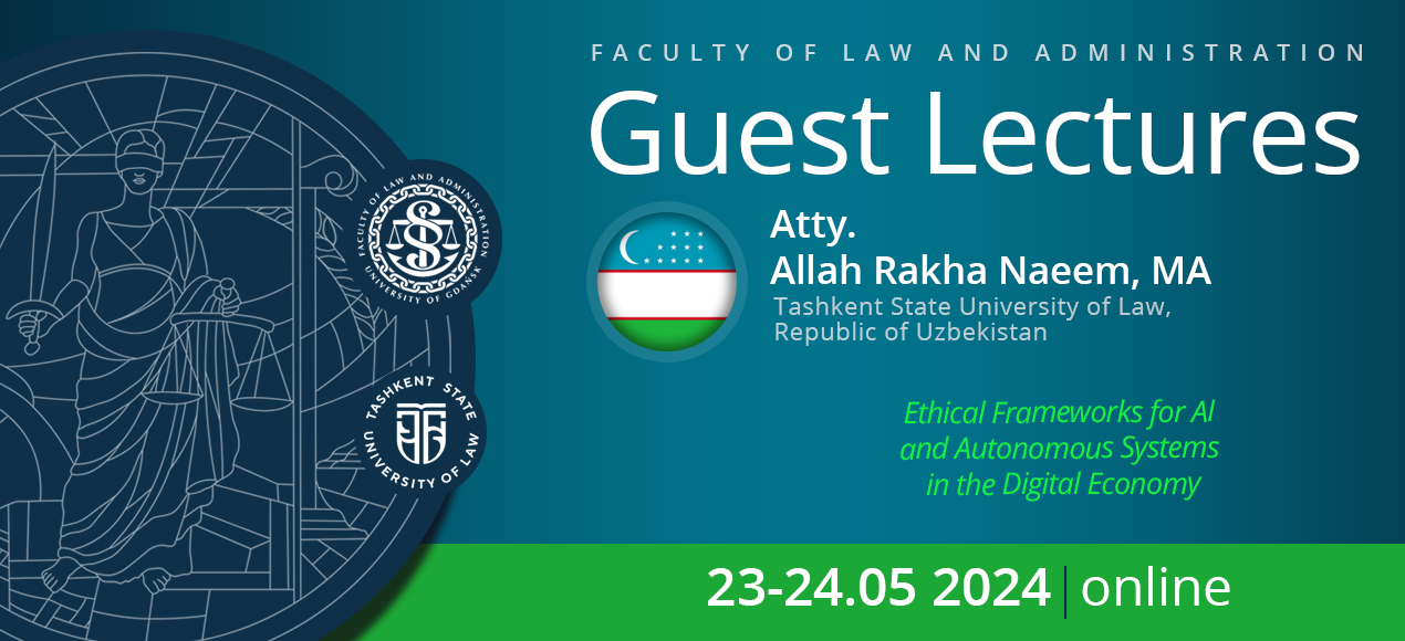 Guest Lectures by Atty. Allah Rakha Naeem, MA (Tashkent State University of Law, Uzbekistan)