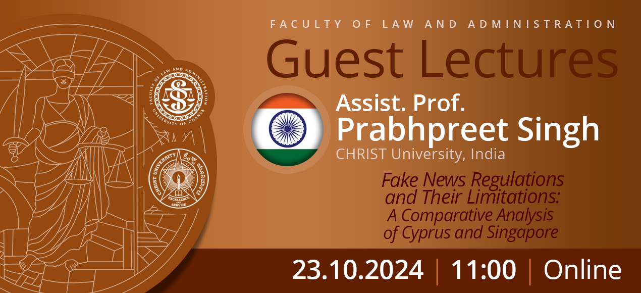 Guest Lecture by Assist. Prof. Prabhpreet Singh   (School of Law, CHRIST University, India)