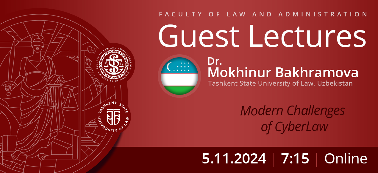 Guest Lecture by Dr. Mokhinur Bakhramova (Tashkent State University of Law, Uzbekistan)