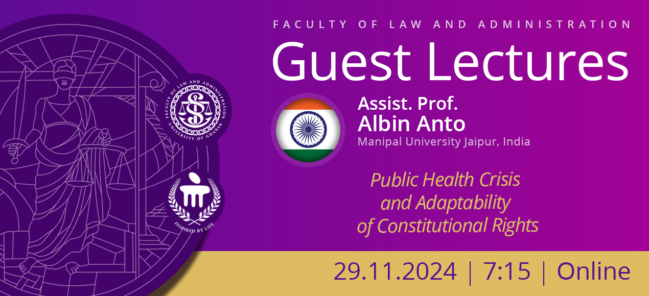 Guest Lectures by Assist. Prof. Albin Anto (School of Law, Manipal University Jaipur, India)