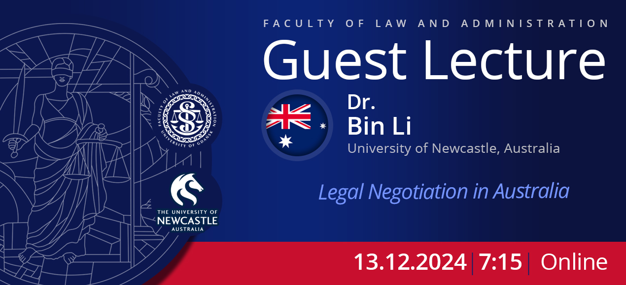 Guest Lecture by Dr. Bin Li (University of Newcastle, Australia)