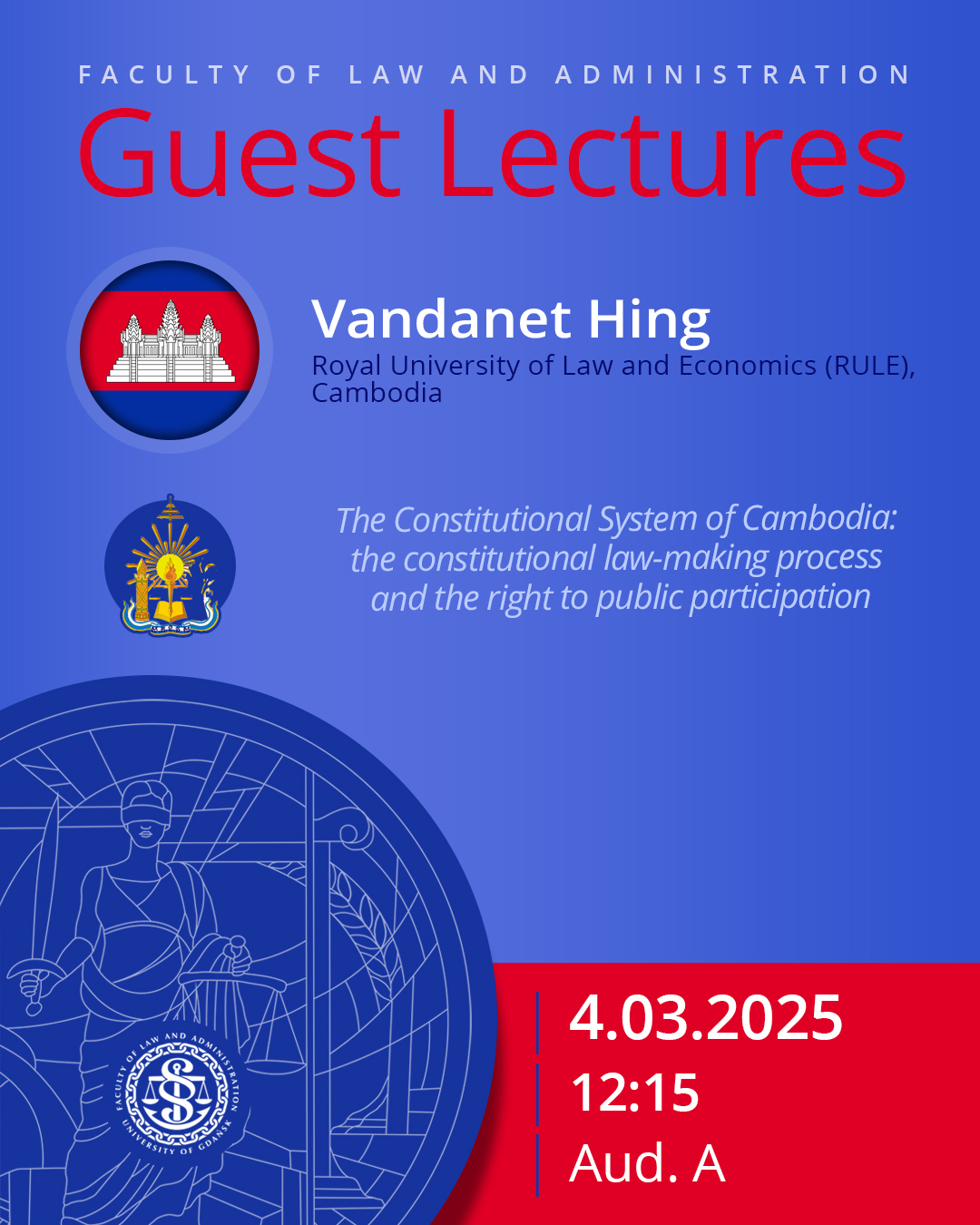 Vandanet Hing  Royal University of Law and Economics (RULE), Cambodia