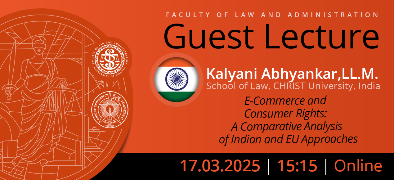 Guest Lecture by Kalyani Abhyankar (School of Law, CHRIST University, India)