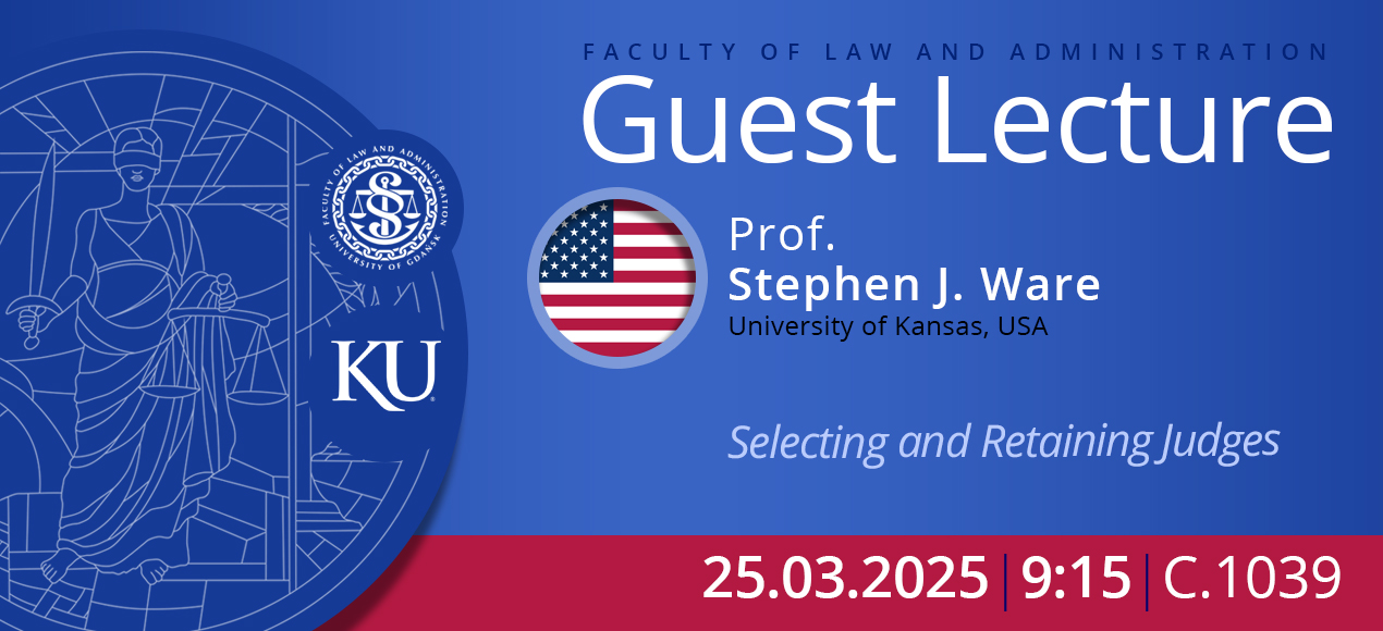Guest Lecture by Prof. Stephen J. Ware (University of Kansas, USA)