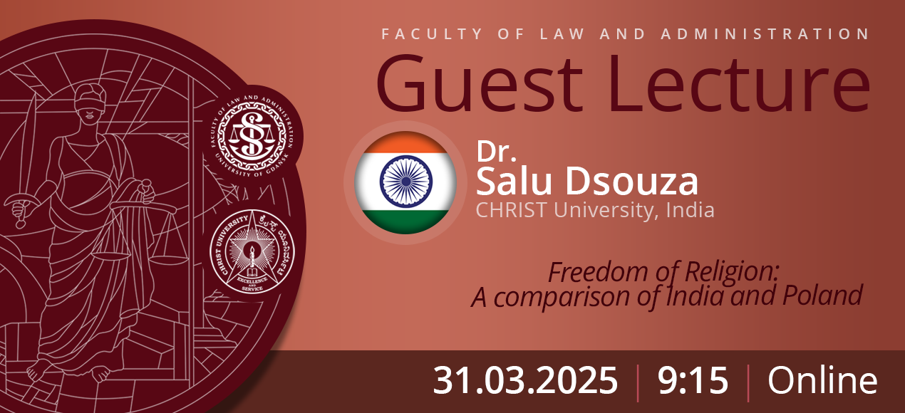 Guest Lecture by Dr. Salu Dsouza (School of Law, CHRIST University, INDIA)