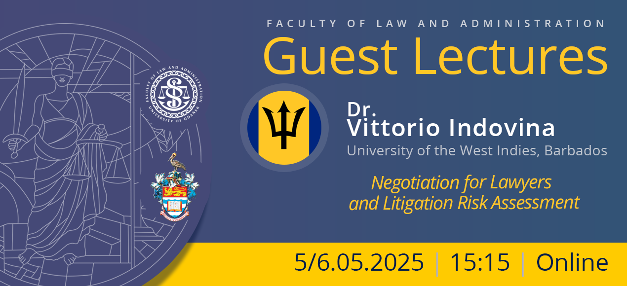 Guest Lecture by Dr Vittorio Indovina (University of West Indies, Barbados)