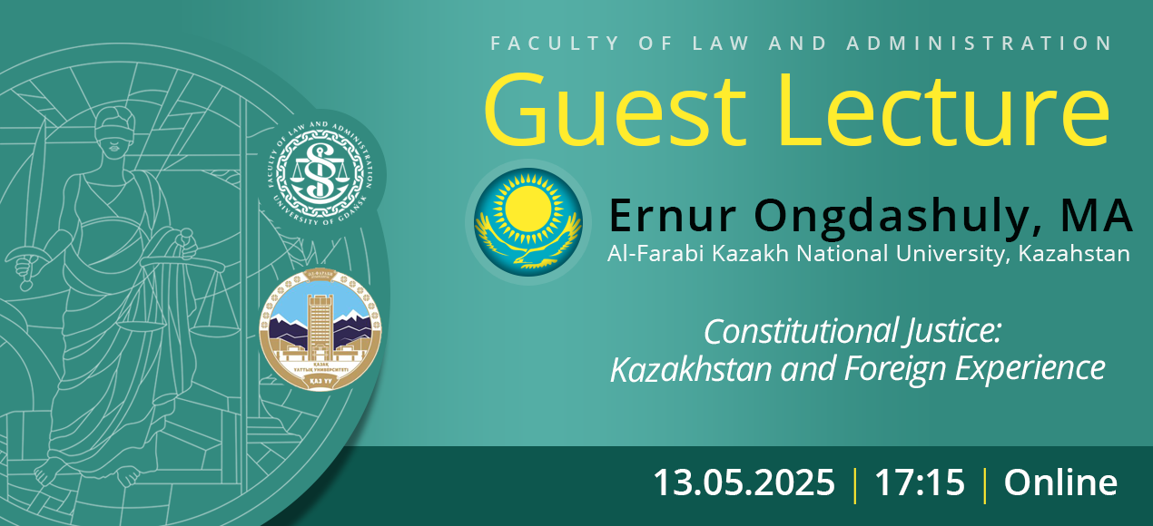 Guest Lecture by Ernur Ongdashuly, MA (Al-Farabi Kazakh National University, Kazahstan)