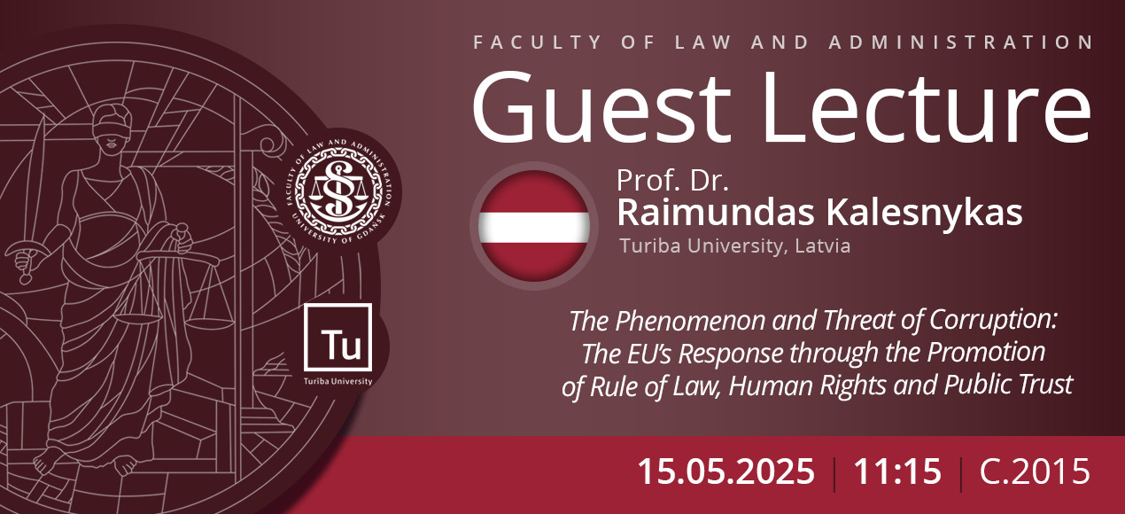 Guest Lecture by Prof Dr Raimundas Kalesnykas (Turiba University, Latvia)