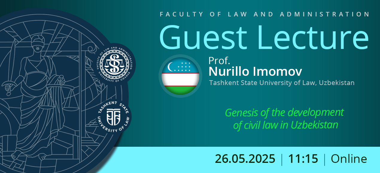 Guest Lecture by Prof. Nurillo Imomov (Tashkent State University of Law, Uzbekistan)