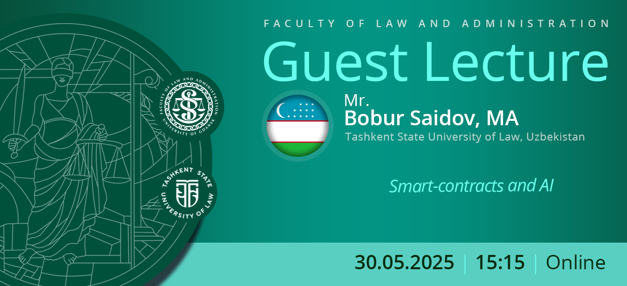 Guest Lecture by Mr Bobur Saidov, MA (Tashkent State University of Law, Uzbekistan)