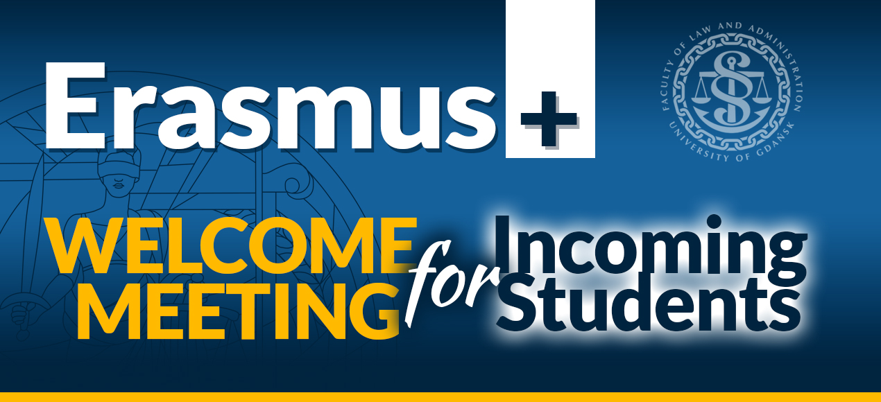  Erasmus+ Welcome Meeting for Incoming Students
