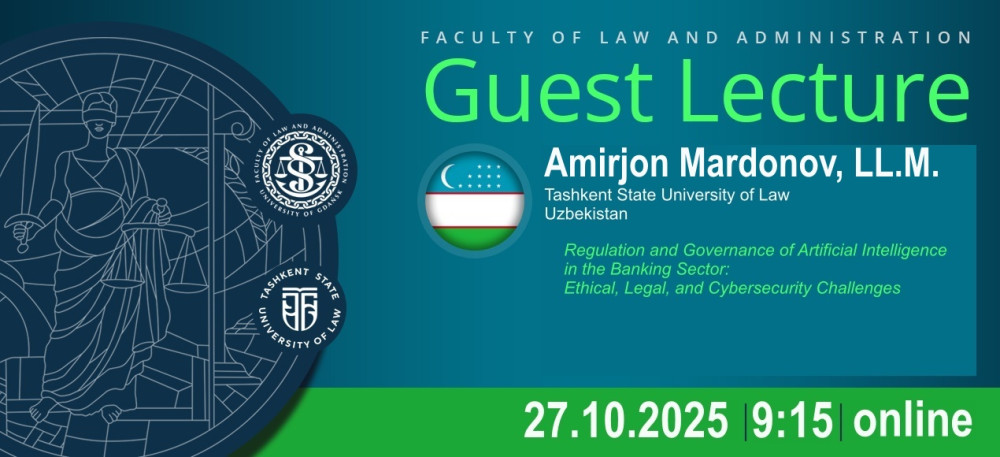 Guest Lecture by Amirjon Mardonov (Tashkent State University of Law, Uzbekistan)