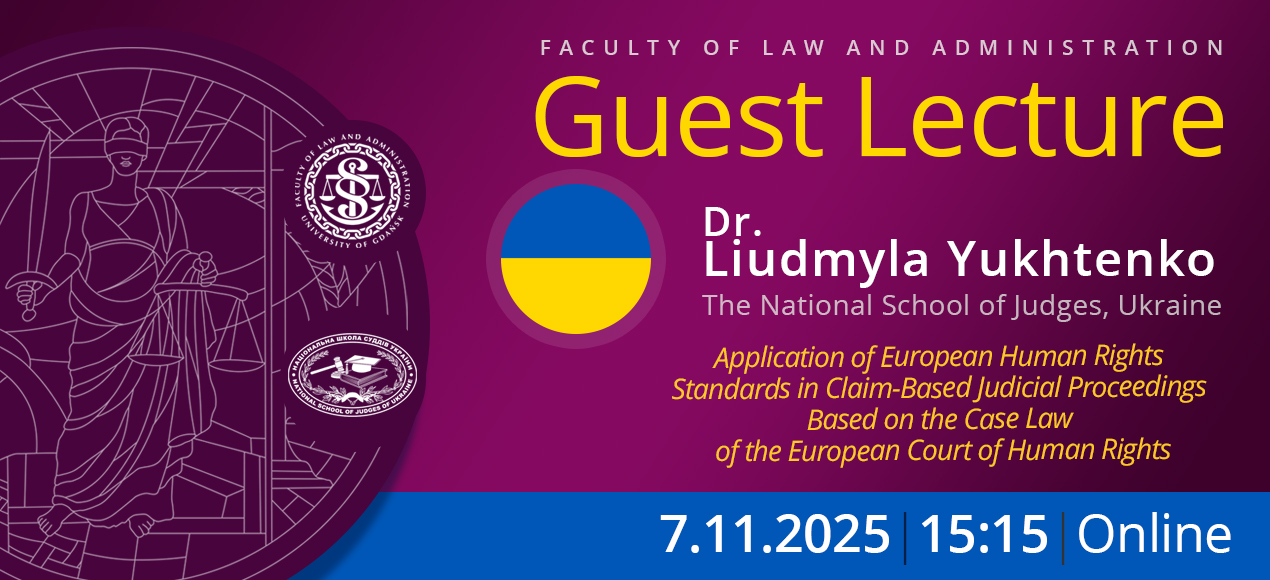 Guest Lecture by Dr Liudmyla Yukhtenko (National School of Judges of Ukraine