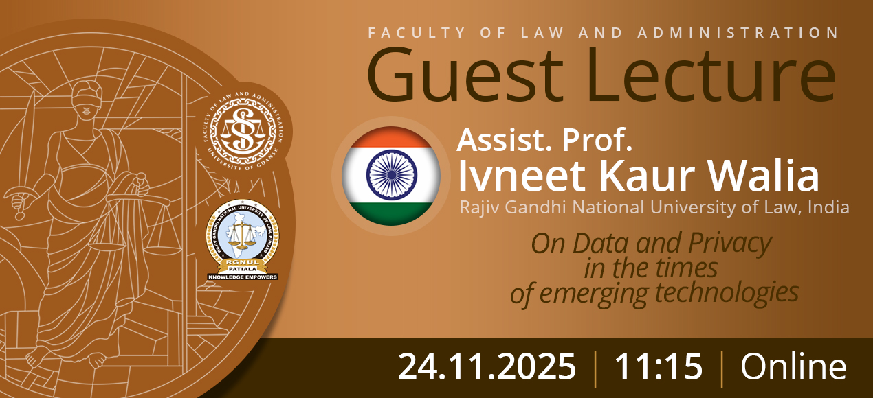 Guest Lecture by Dr. Ivneet Kaur Walia (Rajiv Gandhi National University of Law, India)