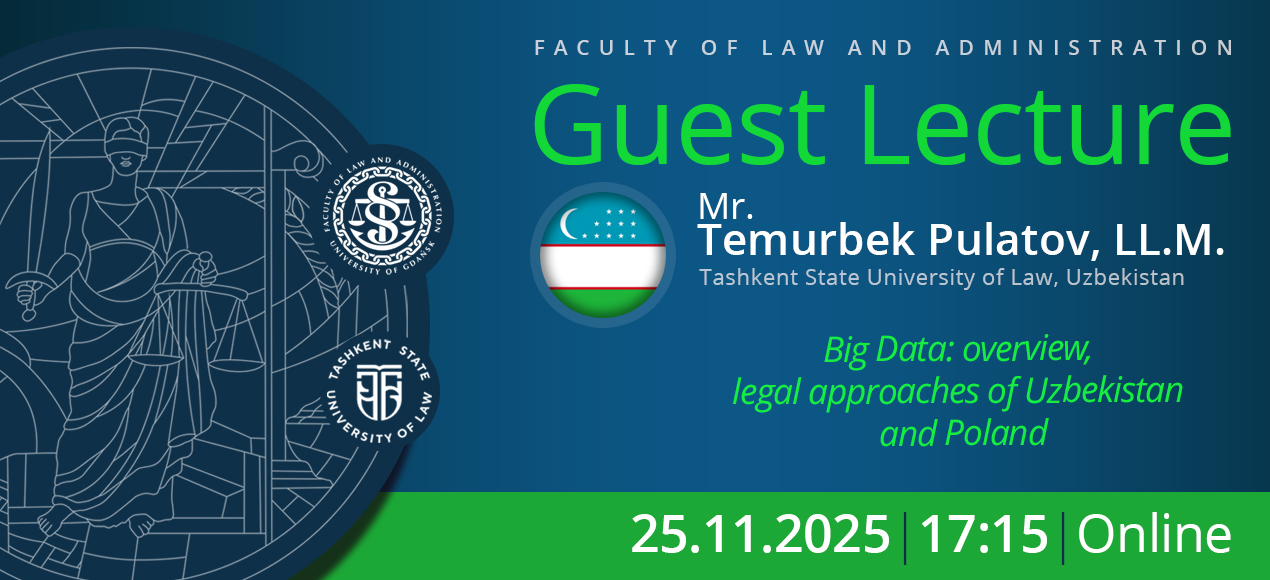 Guest Lecture by Temurbek Pulatov, LL.M. (Tashkent State University of Law, Uzbekistan)