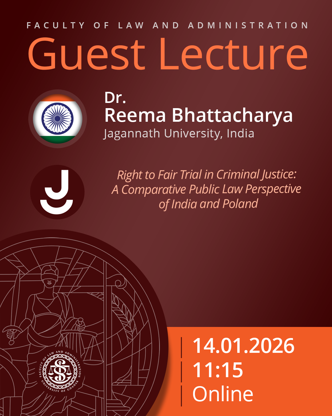 Guest Lecture by Dr. Reema Bhattacharya (Jagannath University, Delhi NCR, INDIA)