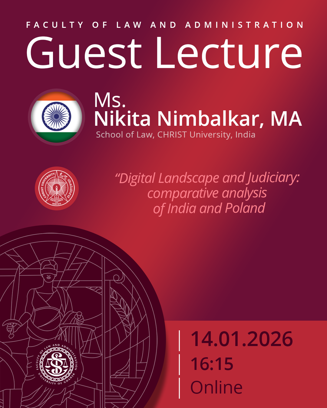 Guest Lecture by Nikita Nimbalkar, MA, (Christ University, INDIA)