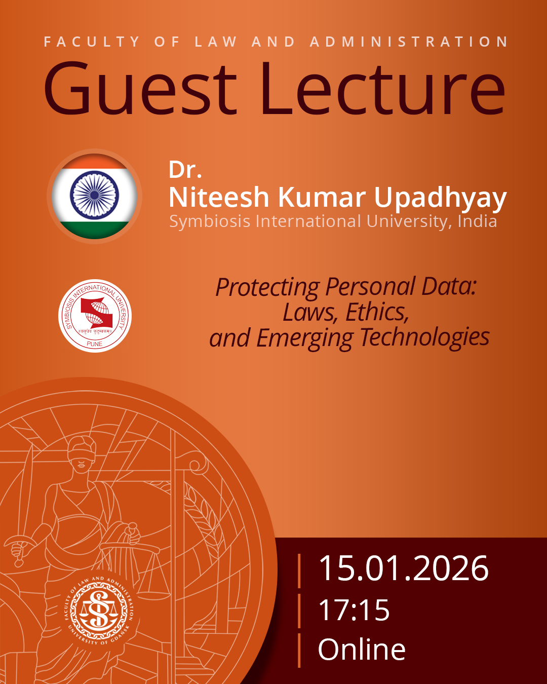 Guest Lecture by Dr. Niteesh Kumar Upadhyay (School of Law - Dhirubhai Ambani University, INDIA)