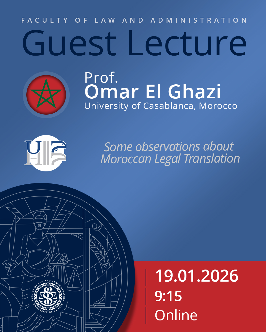 Guest Lecture by Prof. Omar EL GHAZI (University of Hassan II Casablanca, MOROCCO)