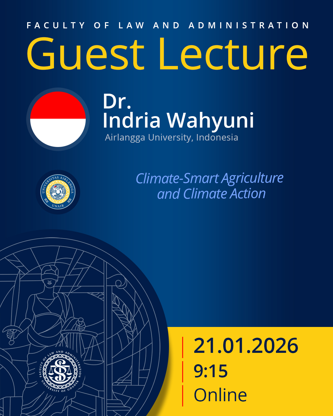Guest Lecture by Dr. Indria Wahyuni (Airlangga University, INDONESIA)