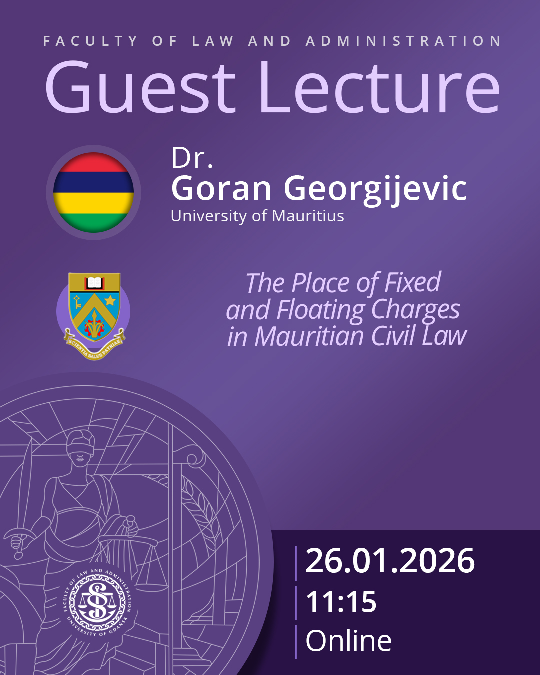 Guest Lecture by Dr. Goran Georgijevic (University of Mauritius, MAURITIUS)