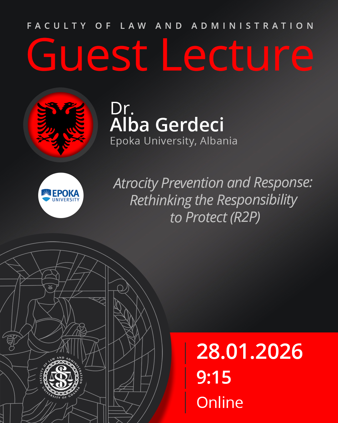 Guest Lecture by Dr. Alba Gerdeci (Epoka University, ALBANIA)