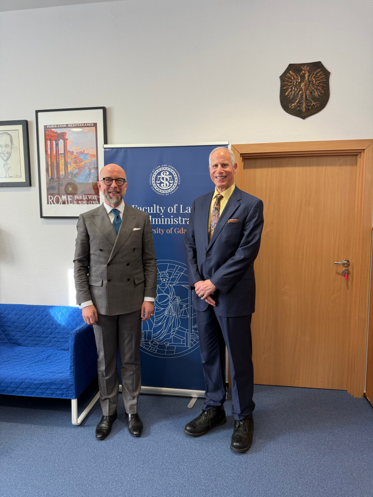 prof. Steven Oberman and prof. Marcin Wiszowaty