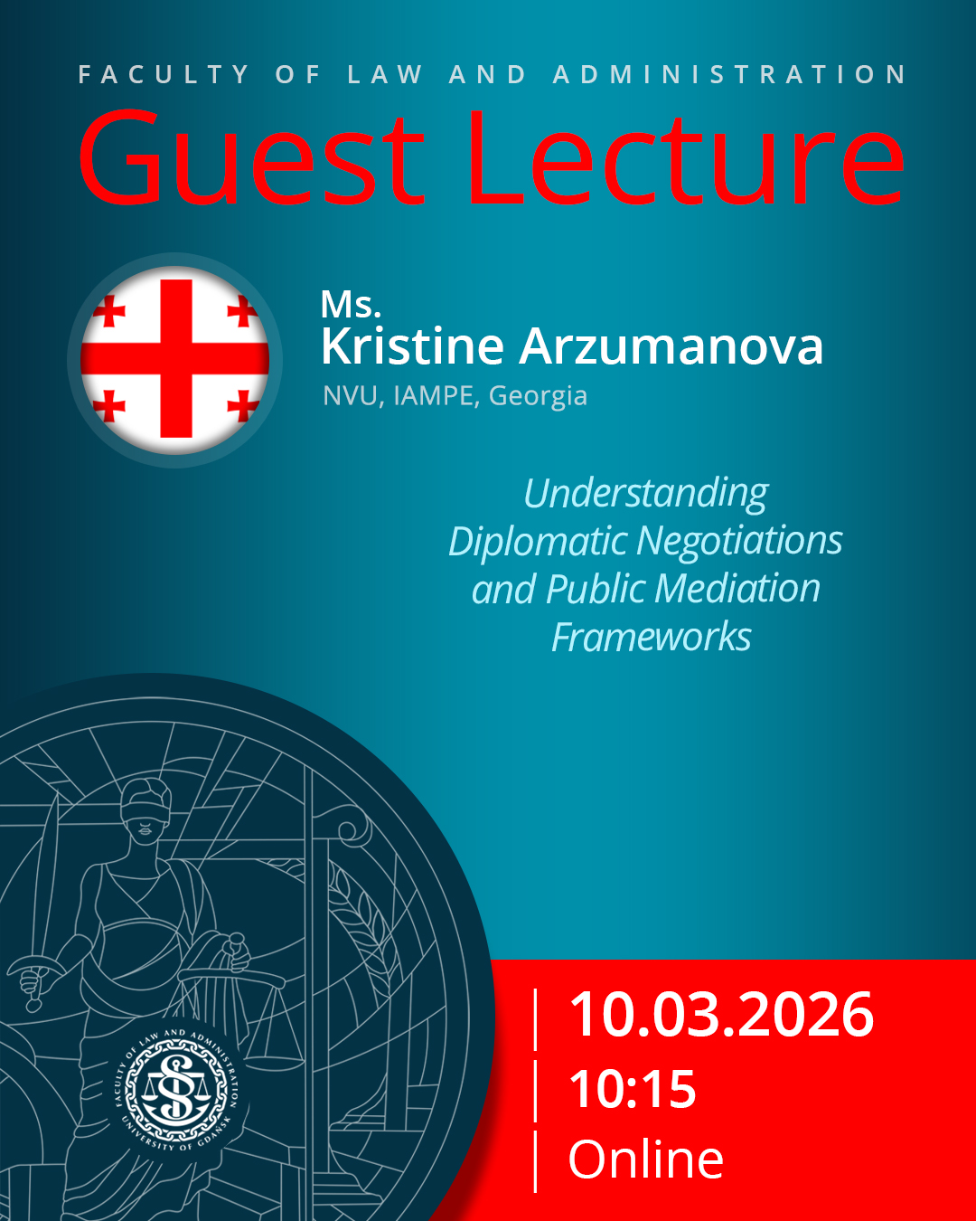 Guest Lecture by Kristine Arzumanova (NVU, IAMPE, GEORGIA)
