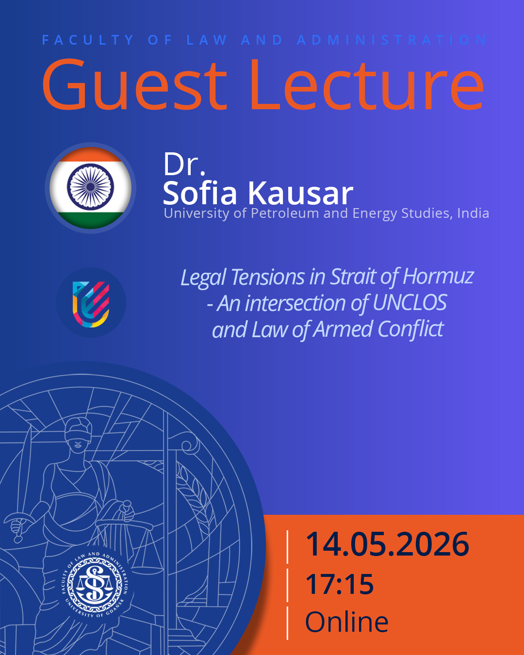 Guest Lecture by Dr. Sofia Kausar (University of Petroleum and Energy Studies, INDIA)