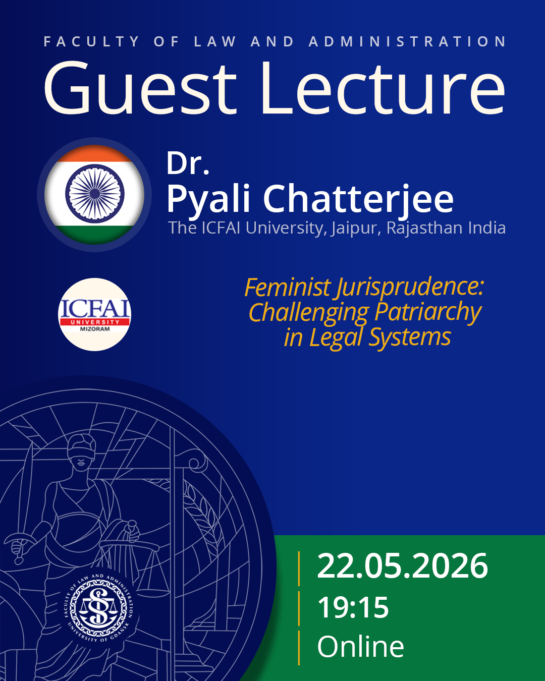 Guest Lecture by Dr. Pyali Chatterjee (The ICFAI University, INDIA)