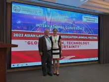 Dr. M. Łągiewska at the Annual Meeting of the ALSA (Hanoi, Vietnam)