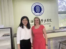 Dr. Magdalena Łągiewska at Ocean University of China