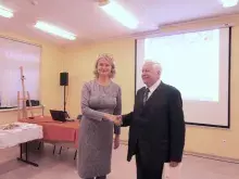 Prof. Tomaszewska in Vilnius
