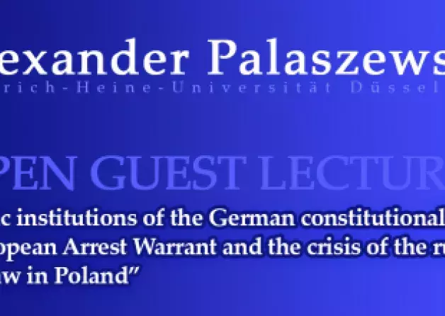 Guest lectures by Mr Alexander Palaszewski