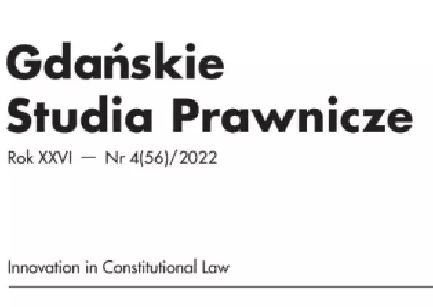 Hot off the press: the latest English-language issue of "Gdansk Legal Studies" (4/2022)