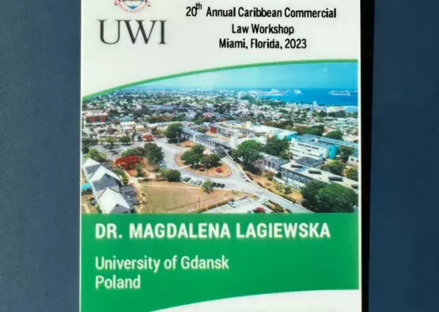 Dr. M. Łągiewska on 20th Annual Caribbean Commercial Law Workshop in Miami, USA