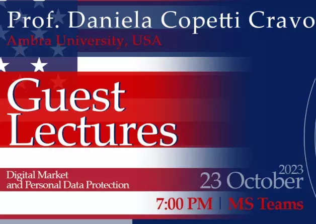 Guest Lecture by Professor Daniela Copetti Cravo, Ambra University, USA