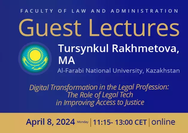 Guest Lectures by Ms. Tursynkul Rakhmetova, MA (…