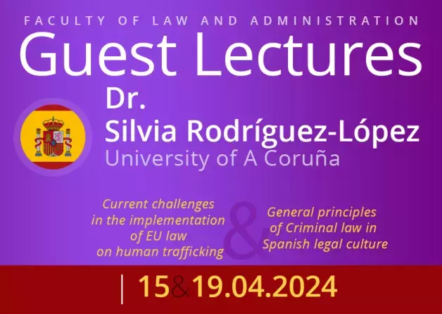 Guest Lectures by Dr. Silvia Rodríguez-López, University of A Coruña, Spain