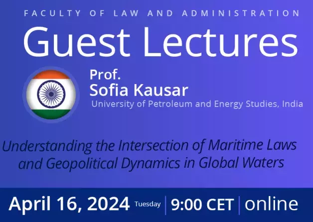 Guest Lectures by prof. Sofia Kausar (University of Petroleum and Energy Studies, India)