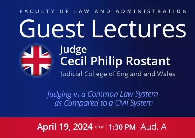 Guest Lectures by Judge Cecil Philip Rostant (…