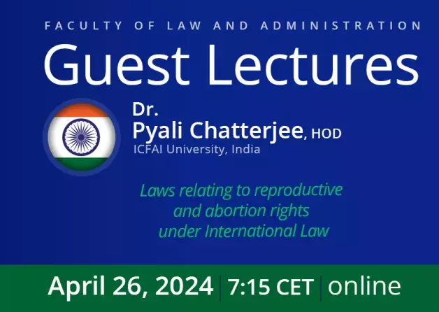Guest Lectures by Dr. Pyali Chatterjee, HOD from the ICFAI University