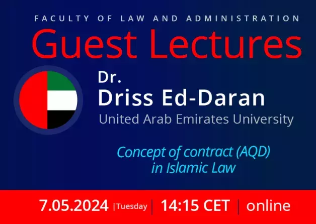 Guest Lectures by Dr. Driss Ed-Daran (United Arab…