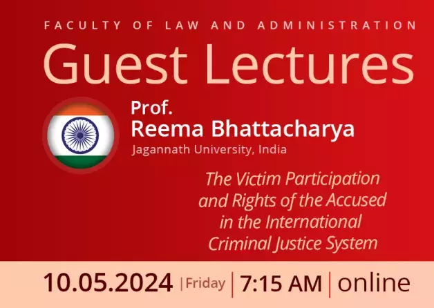 Guest Lectures by Prof. Reema Bhattacharya (Jagannath University, India)