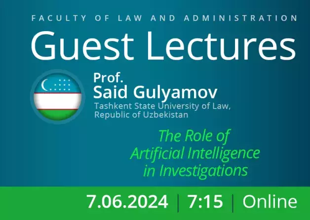 Guest Lectures by Prof. Said Gulyamov (Tashkent State University of Law, Uzbekistan)