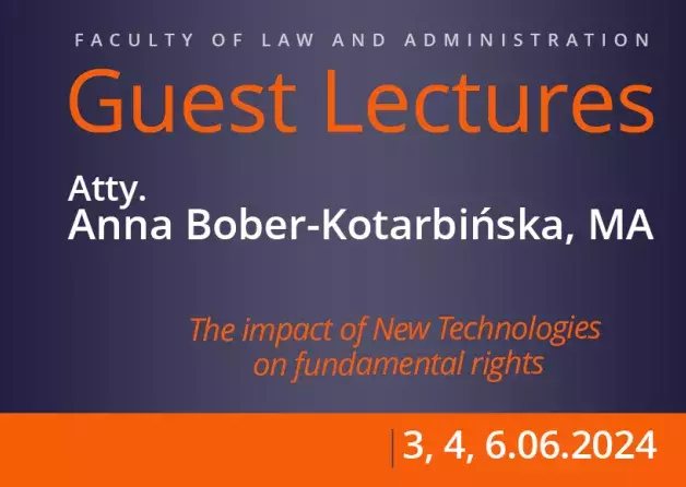 Guest Lectures by Atty. Anna Bober-Kotarbińska, MA